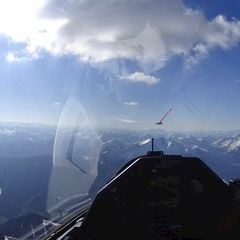 Flugwegposition um 14:23:38: Aufgenommen in der Nähe von Gemeinde Turnau, Österreich in 2374 Meter